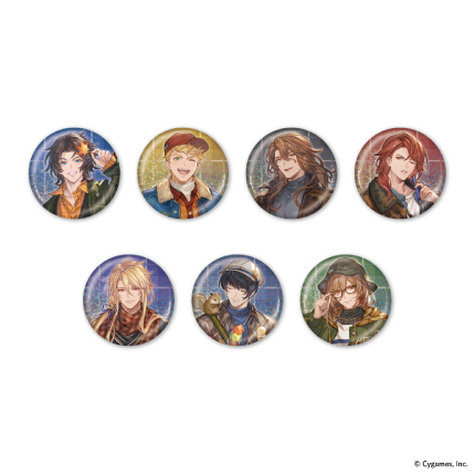 グランブルーファンタジー Leaf peeping トレーディングホログラム缶バッジ 全7種