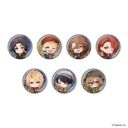 グランブルーファンタジー Leaf peeping トレーディングホログラムミニキャラ缶バッジ 全7種