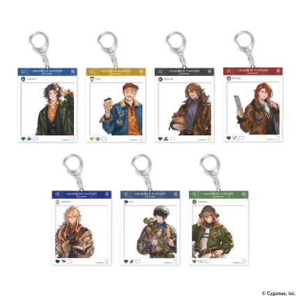グランブルーファンタジー Leaf peeping SNS風アクリルキーホルダー 全7種