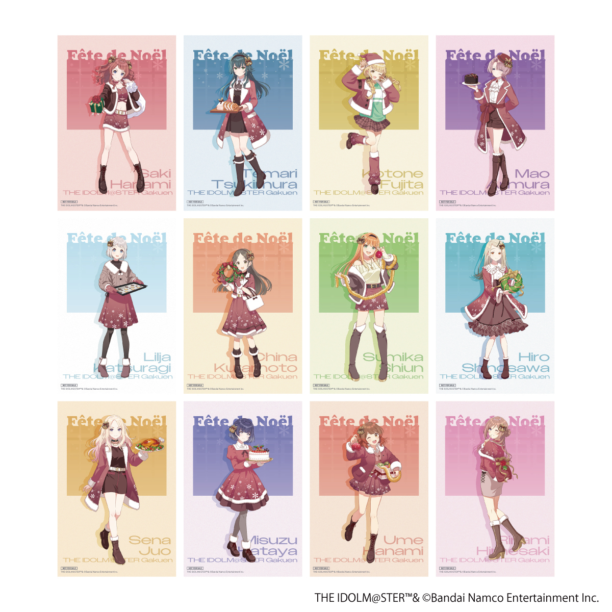 「オリジナルイラスト使用限定ポストカード」(全12種)