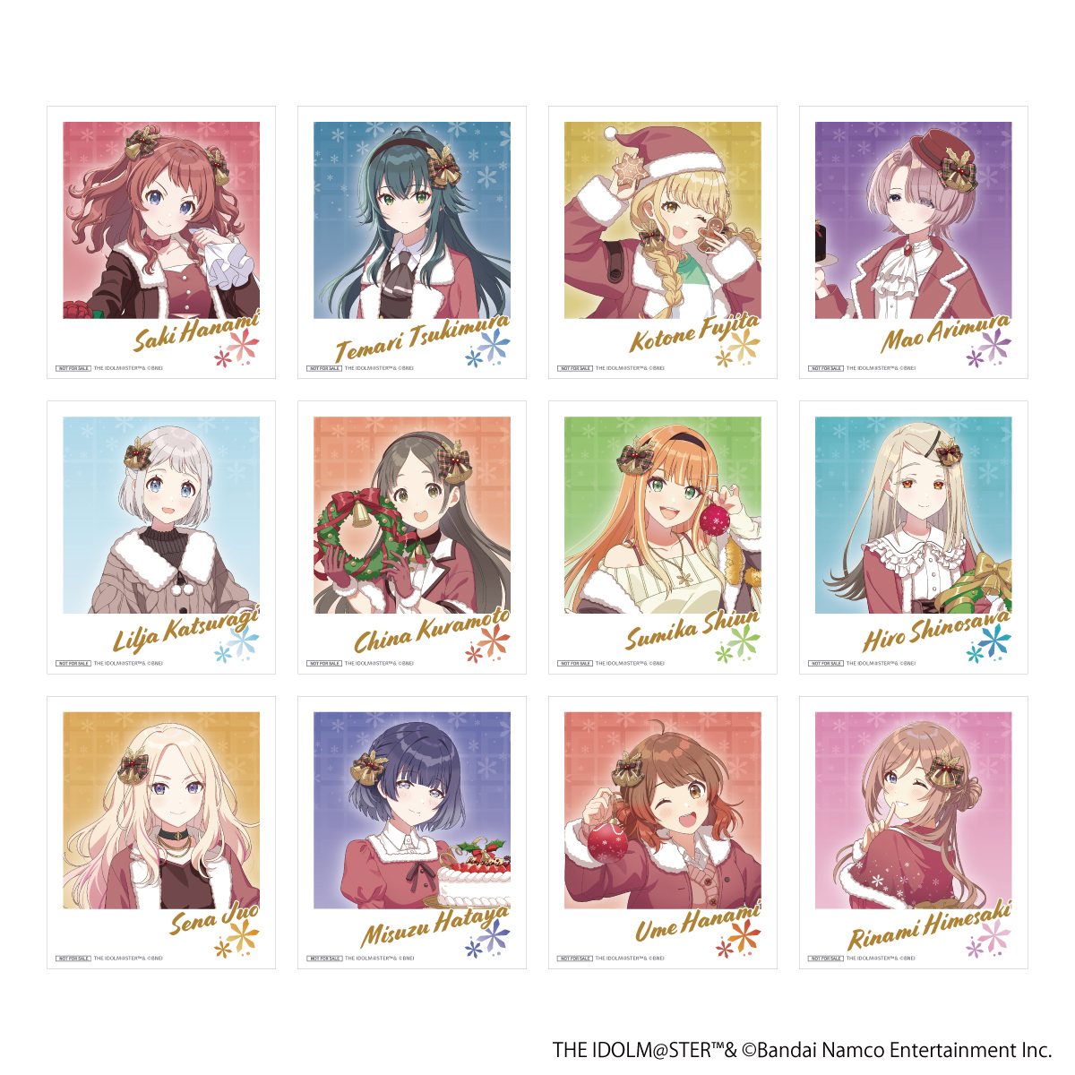 「オリジナルイラスト使用限定ブロマイド」(全12種)