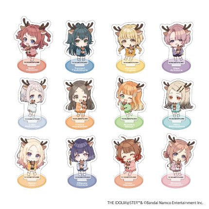 学園アイドルマスター  fête de Noël トレーディングデフォルメアクリルスタンドB 全12種