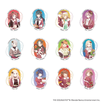 学園アイドルマスター  fête de Noël  ステッカー