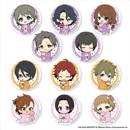 アイドルマスター SideM Autumn Foxes トレーディングホログラムデフォルメ缶バッジB 全11種