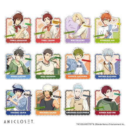 アイドルマスター SideM knick-knacks Vol.1 ステッカー 全12種