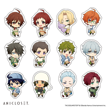 アイドルマスター SideM knick-knacks Vol.1 ミニキャラステッカーA 全12種