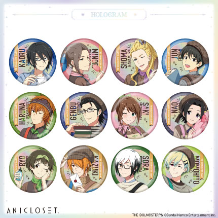 アイドルマスター SideM knick-knacks Vol.2 ホログラム缶バッジ 全12種
