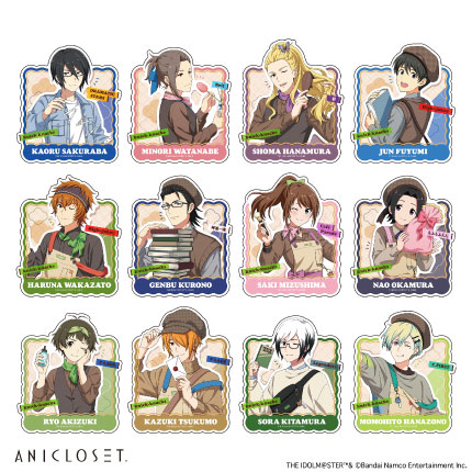 アイドルマスター SideM knick-knacks Vol.2 ステッカー 全12種