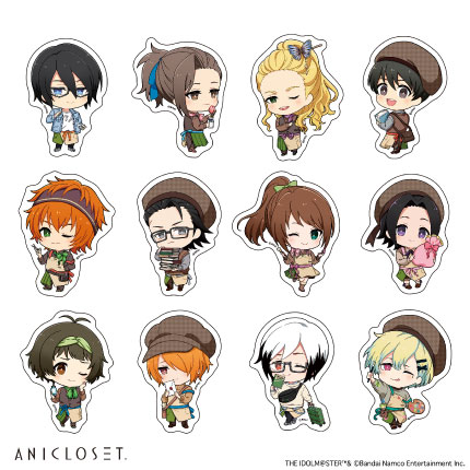 アイドルマスター SideM knick-knacks Vol.2 ミニキャラステッカーA 全12種