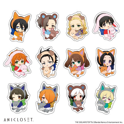 アイドルマスター SideM knick-knacks Vol.2 ミニキャラステッカーB 全12種