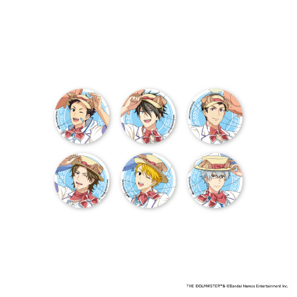アイドルマスター SideM Summer Doggie トレーディングホログラム缶バッジ 全6種