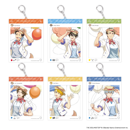 アイドルマスター SideM Summer Doggie トレーディングSNS風アクリルキーホルダー 全6種
