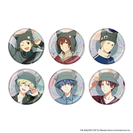 アイドルマスター SideM Spring Wolves トレーディングホログラム缶バッジ 全6種