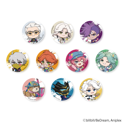 アニメ「TO BE HERO X」VIVID×PAINT トレーディングホログラムデフォルメ缶バッジA 全10種