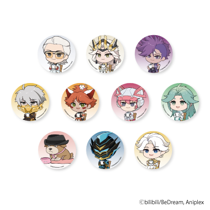アニメ「TO BE HERO X」VIVID×PAINT トレーディングホログラムデフォルメ缶バッジB 全10種