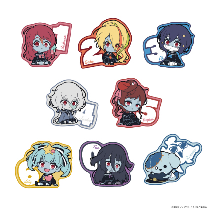 劇場版『ゾンビランドサガ ゆめぎんがパラダイス』どやんす、どやんすー!? ドッキドキおでかけパラダイス! 刺繍ステッカー 全8種